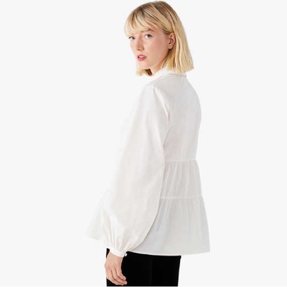 Kate Spade Taffeta Cosmo Shirt, 10 - Picture 2 of 13